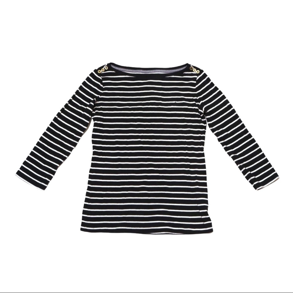 Nautica 3/4 sleeve striped shirt (Size S)